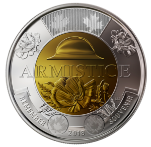 2018 Toonie - Armistice reverse