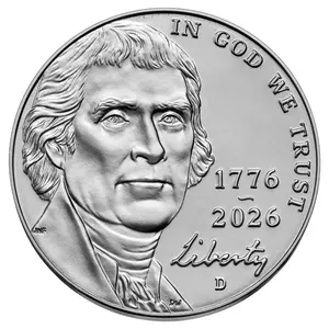 2026 Nickel - D obverse