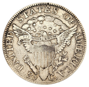 Draped Bust Heraldic Eagle reverse