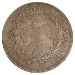 Draped Bust Small Eagle reverse