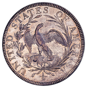 Draped Bust Small Eagle reverse