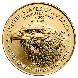 1/10-oz Gold Eagle reverse