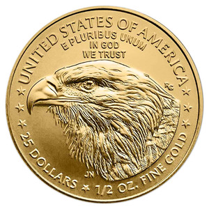 1/2-oz Gold Eagle reverse