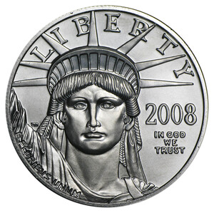 1-oz Platinum Eagle obverse