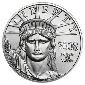 1/2-oz Platinum Eagle obverse