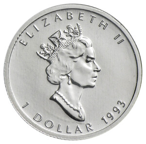 1/20-oz Platinum Maple obverse