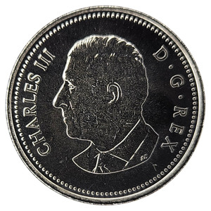 King Charles III First Effigy obverse