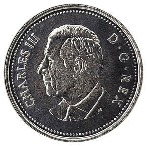 King Charles III First Effigy obverse