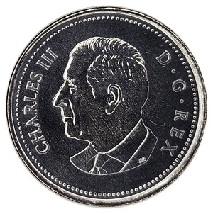 King Charles III First Effigy obverse