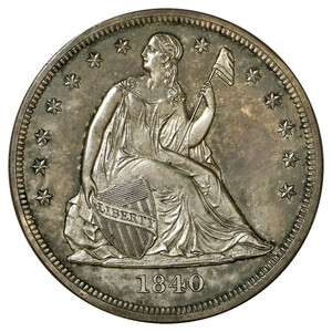 Seated Liberty obverse